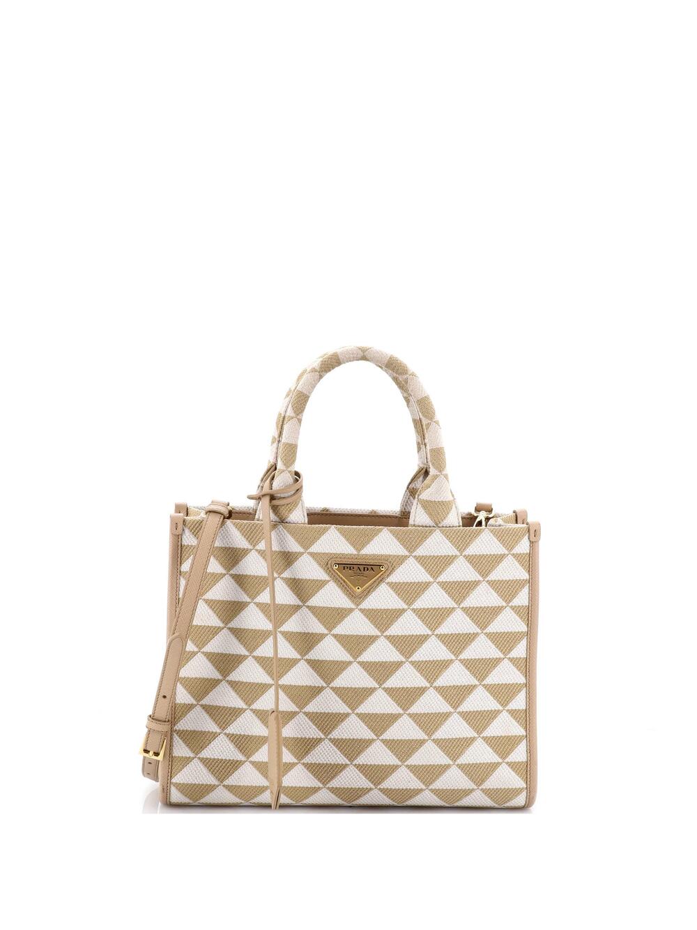 Prada Symbole Shopper Tote Jacquard #254019P18B